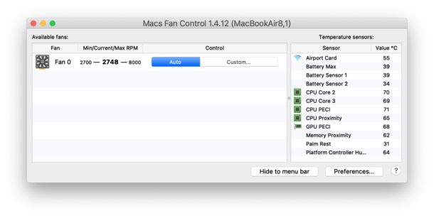 fan control software for mac